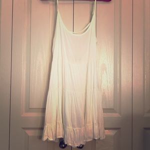 Sheer white brandy melville dress